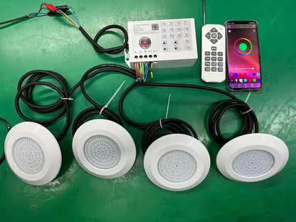 RGB LED Pool Light 12W Bluetooth APP Control Lamp