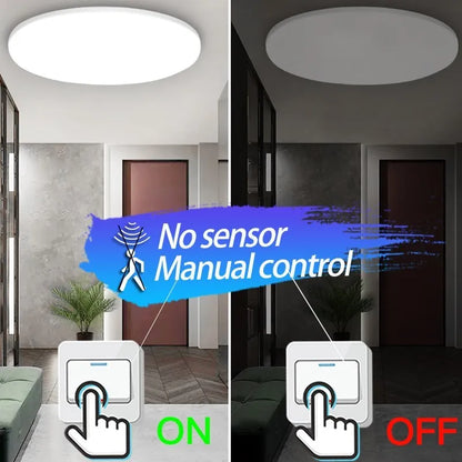 Led Ceiling Light Smart Human Motion Sensor Lamp