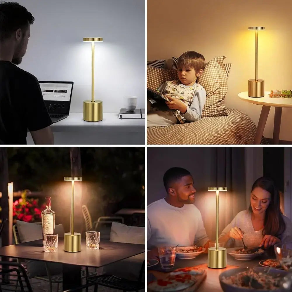 LED Classic Table Lamp USB Rechargeable Night Light