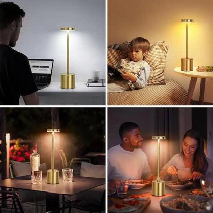 LED Classic Table Lamp USB Rechargeable Night Light