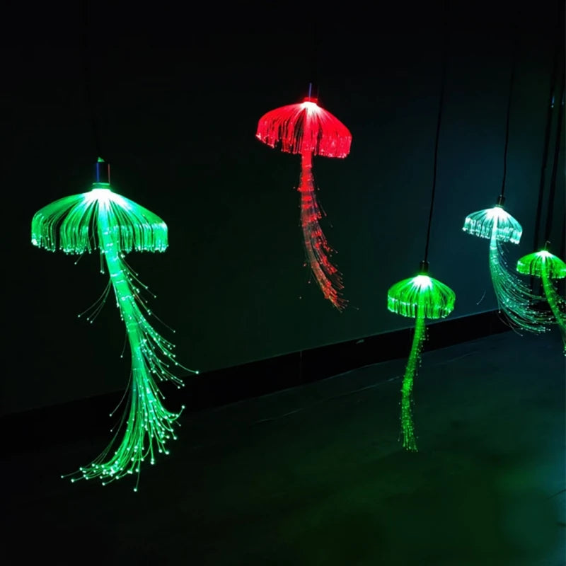 Jellyfish String Chandeliers Outdoor Christmas Garland Party Garden Tree Lights