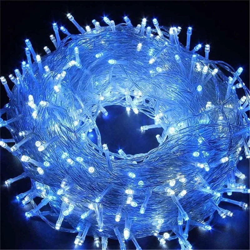 220V EU Plug 20M Outdoor Christmas 200 LED String Light