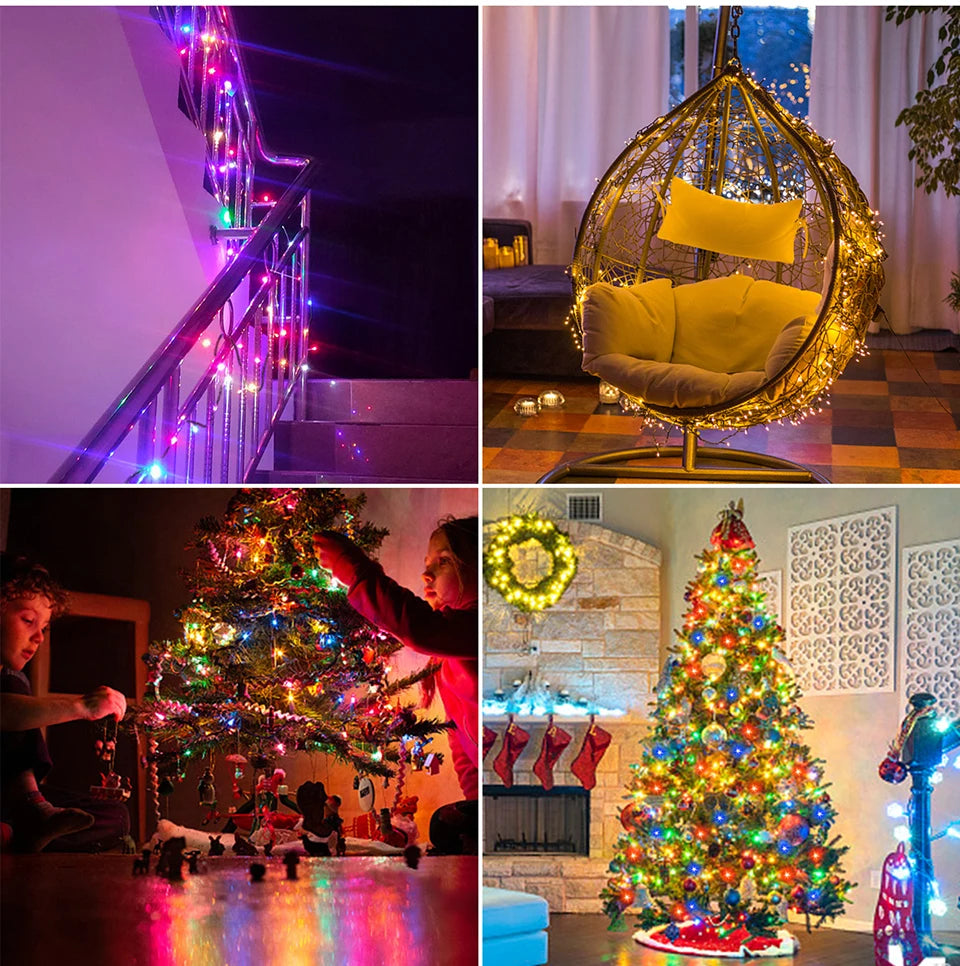 Christmas Outdoor Garden LED String Light 24V Xmas Tree Fairy Lights