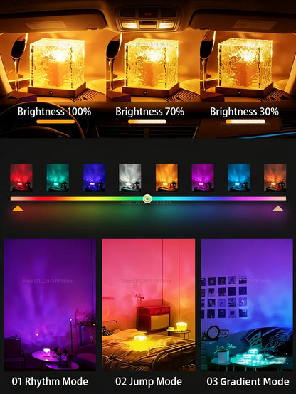 16 Colors Desktop Decorative Lamp Remote Control