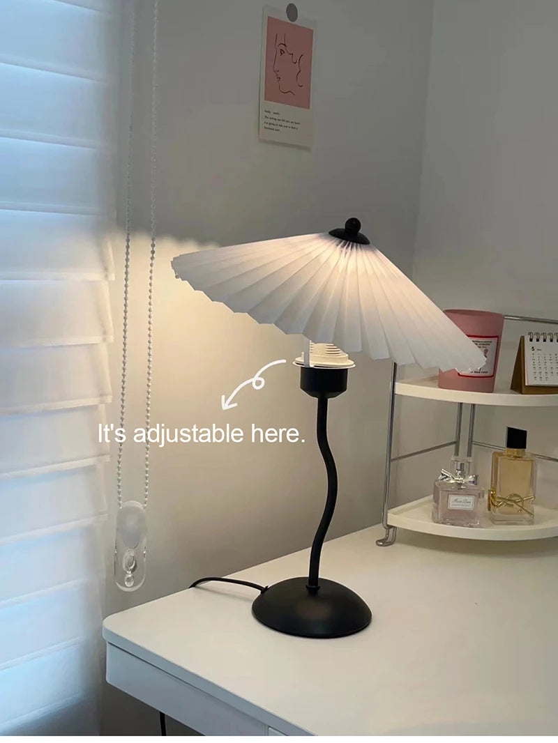 Nordic LED Desk Lamp Bedroom Bedside Living Room Retro Bar