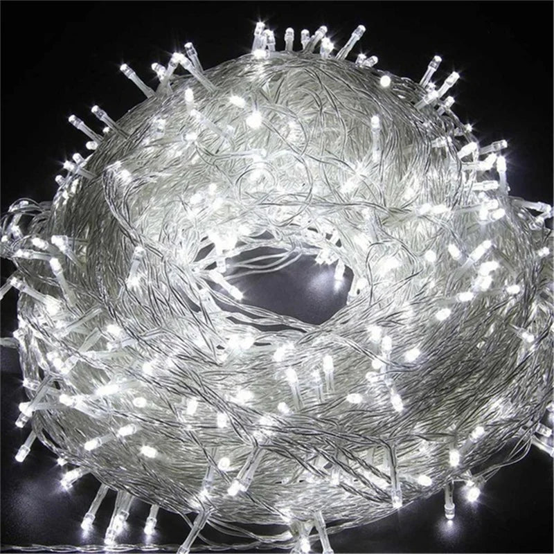220V EU Plug 20M Outdoor Christmas 200 LED String Light
