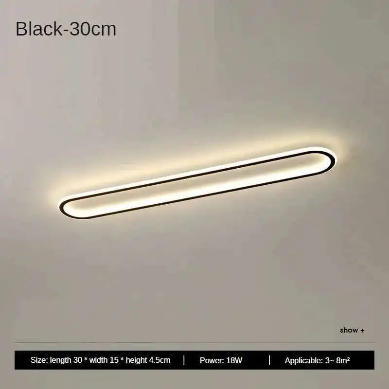 Long Strip LED Ceiling Lights Modern Simple Corridor Aisle