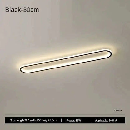 Long Strip LED Ceiling Lights Modern Simple Corridor Aisle