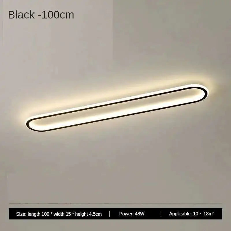 Long Strip LED Ceiling Lights Modern Simple Corridor Aisle