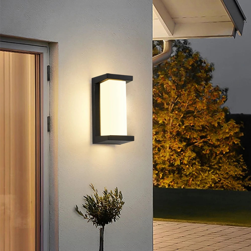 LED Outdoor Wall Lamp Waterproof IP65 Radar Sensor Ligthing