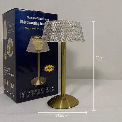 Rechargeable LED Night Light Touch Bedroom Night Lamp
