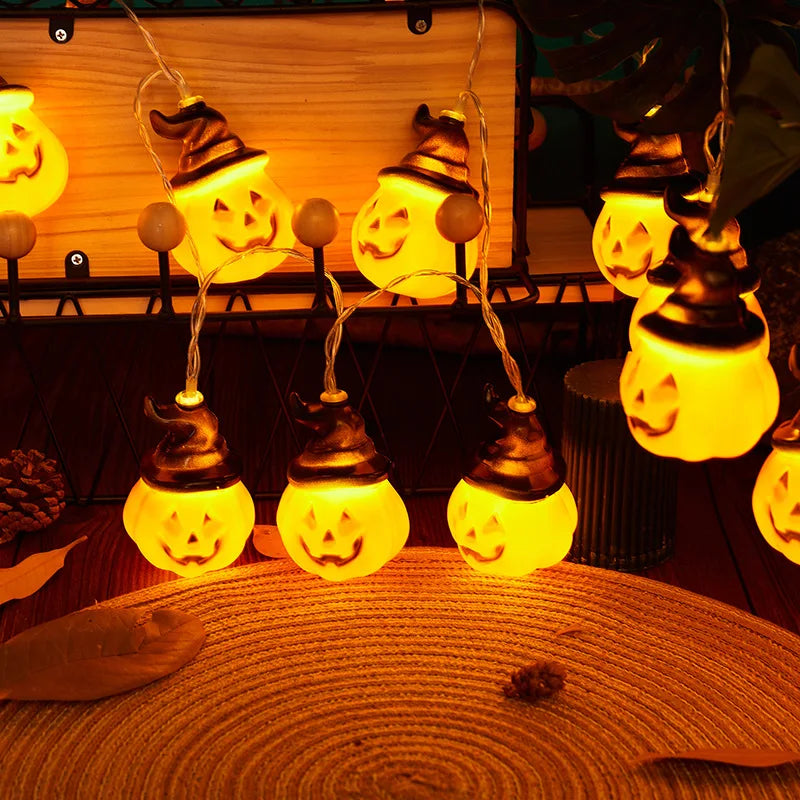 Halloween Decorations Lights Pumpkin String Lights Pumpkin Lantern