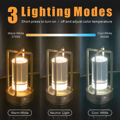 Nightlight Rechargeable Led Cordless Table Lamp