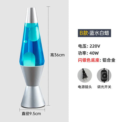 Lava jellyfish lamp decoration bedside night lamp