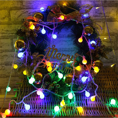 Cherry Balls LED Fairy String Lights Garland Decoration