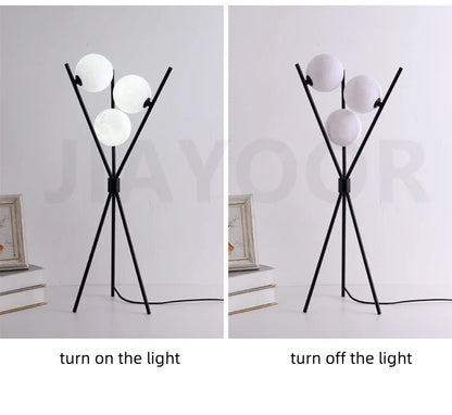 Nordic Living Room Sofa Floor Lamp Modern Creative Moon