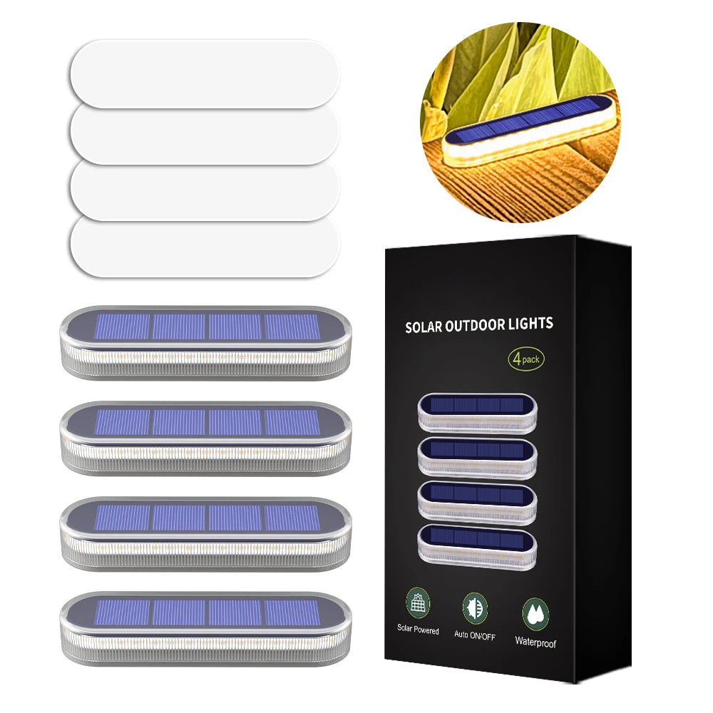 Quality Solar Step Lights IP68 Warm White LED Lights