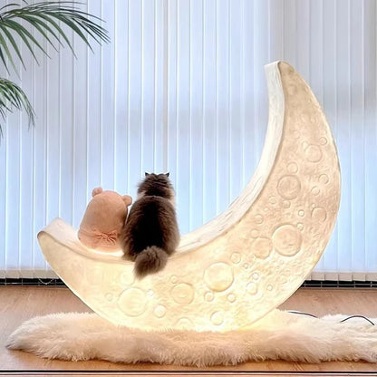 Moon Lamp Floor Lamp Lounge Chair Creative Romantic Design