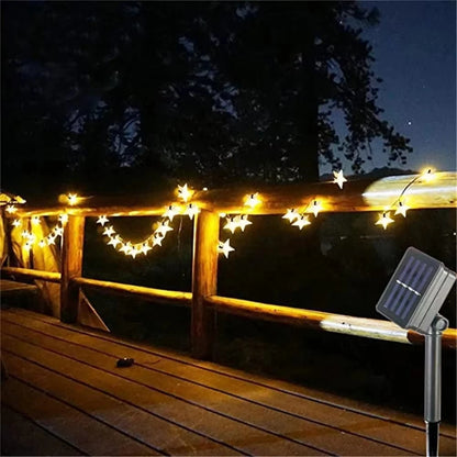 LED Star Fairy Solar Lamp Power LED String Fairy Lights