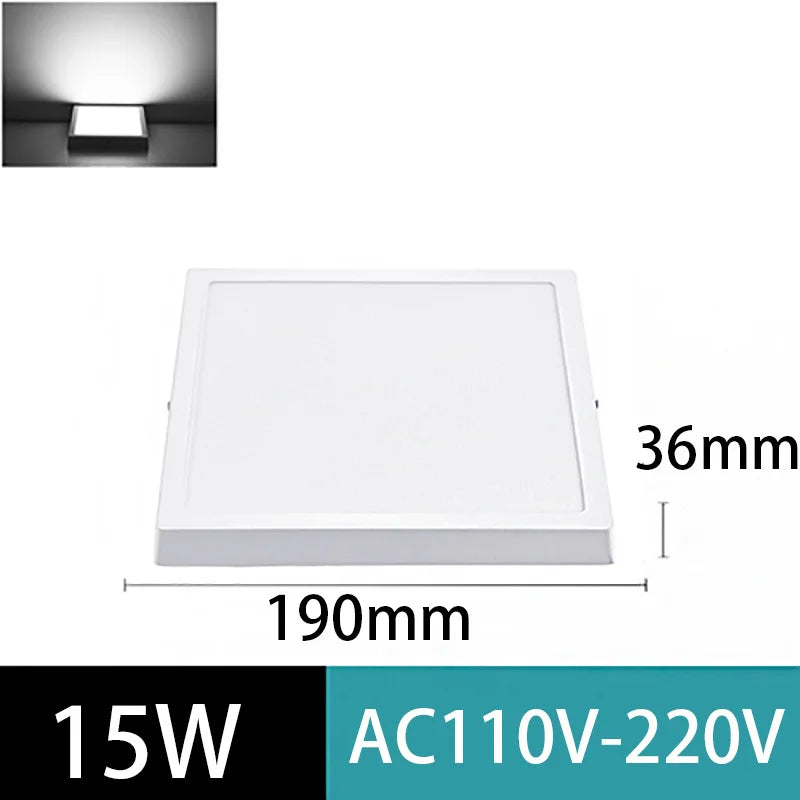 Led Ceiling Lamp 110-265V Ultra Thin Panel Led Light