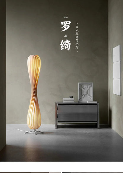 Living Room Floor Lamp Wooden Style Bedroom Headboard