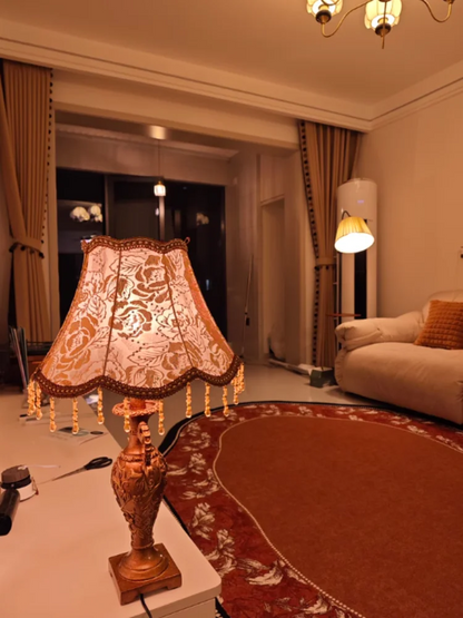 European Luxury Floor Lamp Retro Home Living Room Lamp