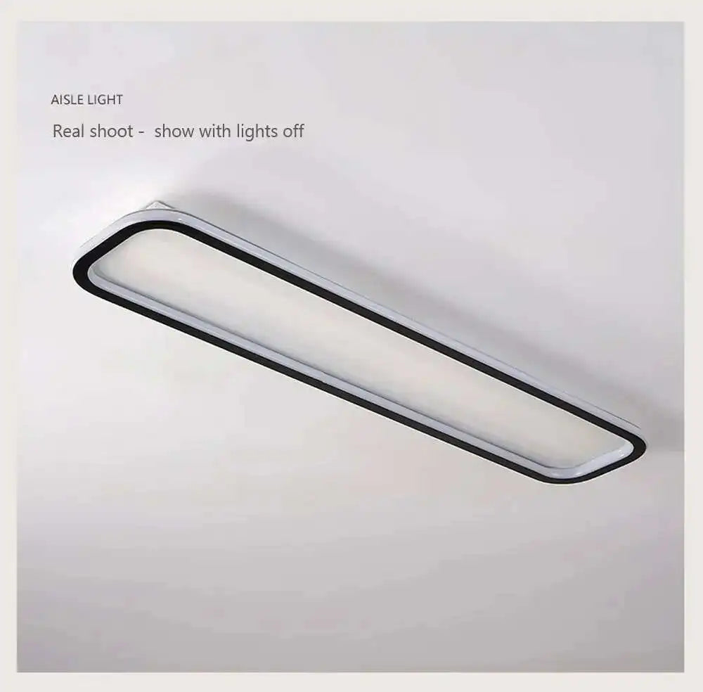 Long Strip LED Ceiling Lights Modern Simple Corridor Aisle