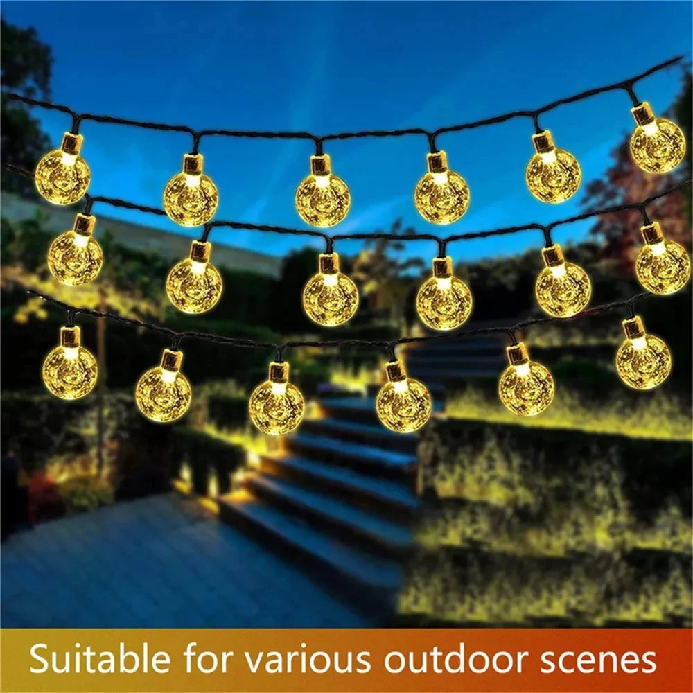 200 LED Solar Fairy Lights String Light Outdoor 22M IP65