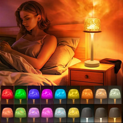 Creative Ocean Wave Cordless Projector Light RGB