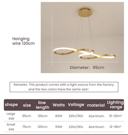 Hanging Lights Remote Dimming Kitchen Led Cord Pendant Lamp