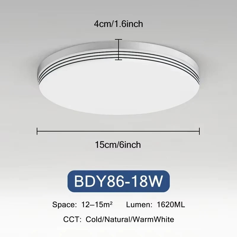 18W-48W LED Ceiling Light 15-30CM Square Ceiling Panel Light