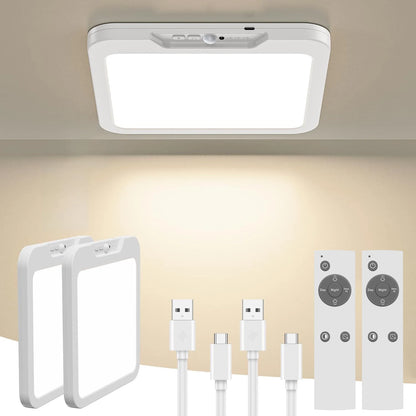 Rechargeable Ceiling Light with Remote Lights Motion