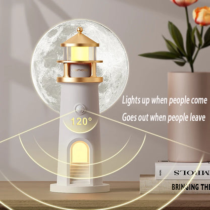 Moon Lamp Projection Lighthouse Lamps Night Light