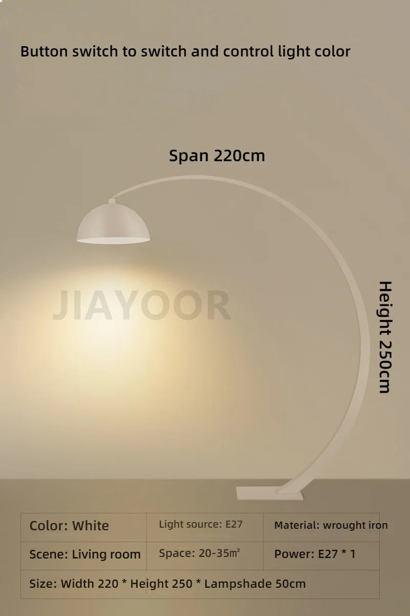 Italian Floor Lamp Modern Living Room Sofa Side Standing Lights