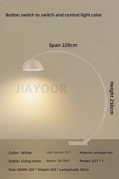 Italian Floor Lamp Modern Living Room Sofa Side Standing Lights