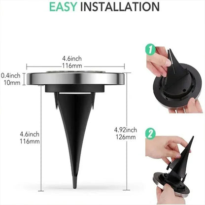 Solar Lights Outdoor 8/20LEDs Disk Underground Lamp Spotlight