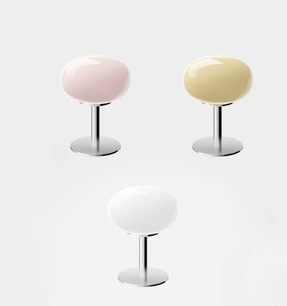 Macaron Glass Table Lamp Trichromatic Dimming Living Room