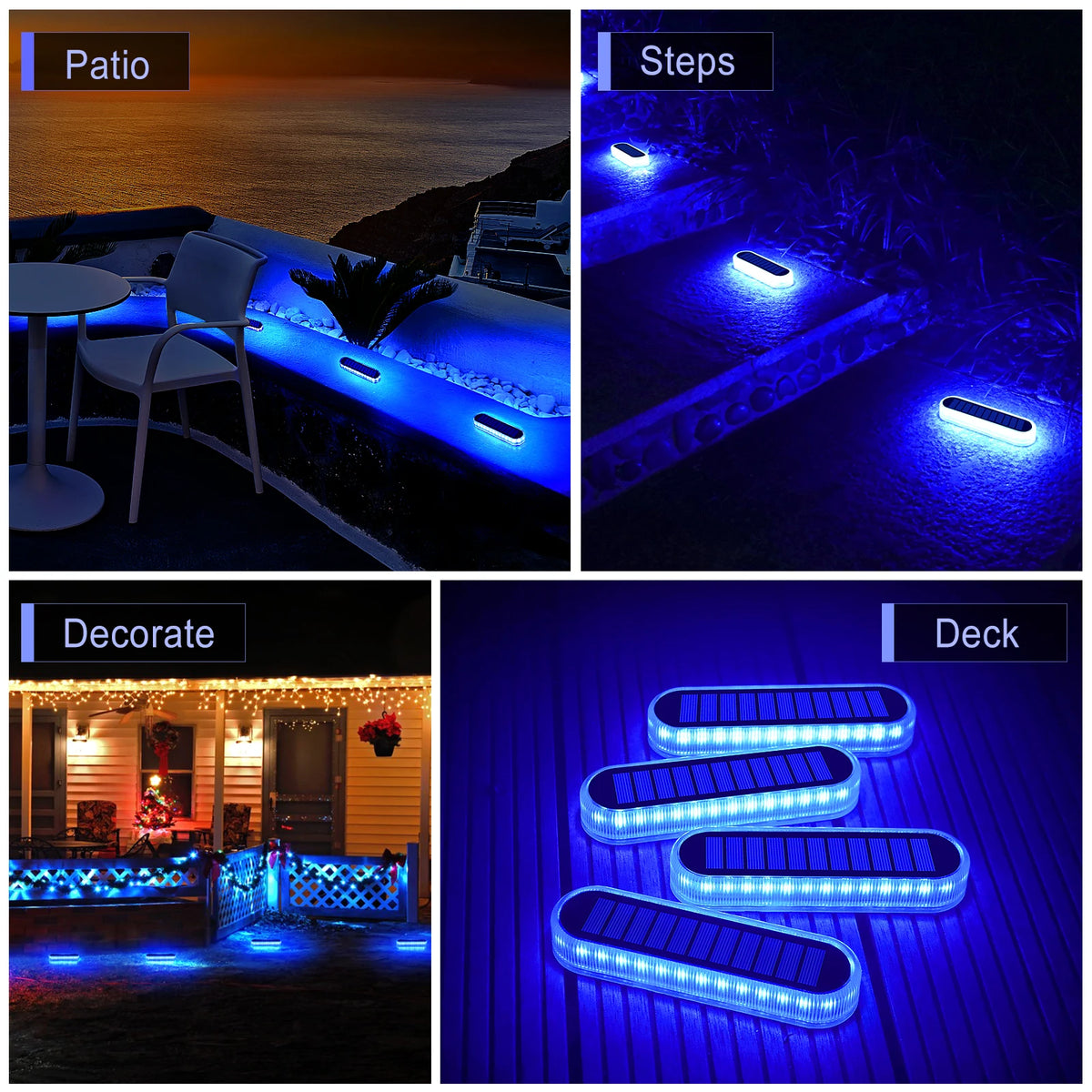 Quality Solar LED Deck Lights Outdoor Step Light Waterproof