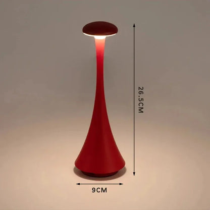Wireless Lamp Mushroom Rechargeable Night Light Table Lamp