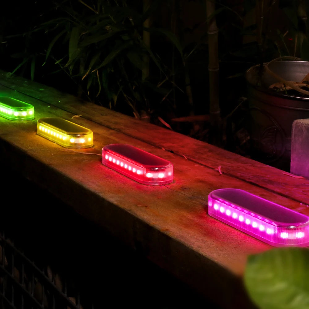 Solar Deck Lights IP68 Waterproof Outdoor Auto On/Off Lighting