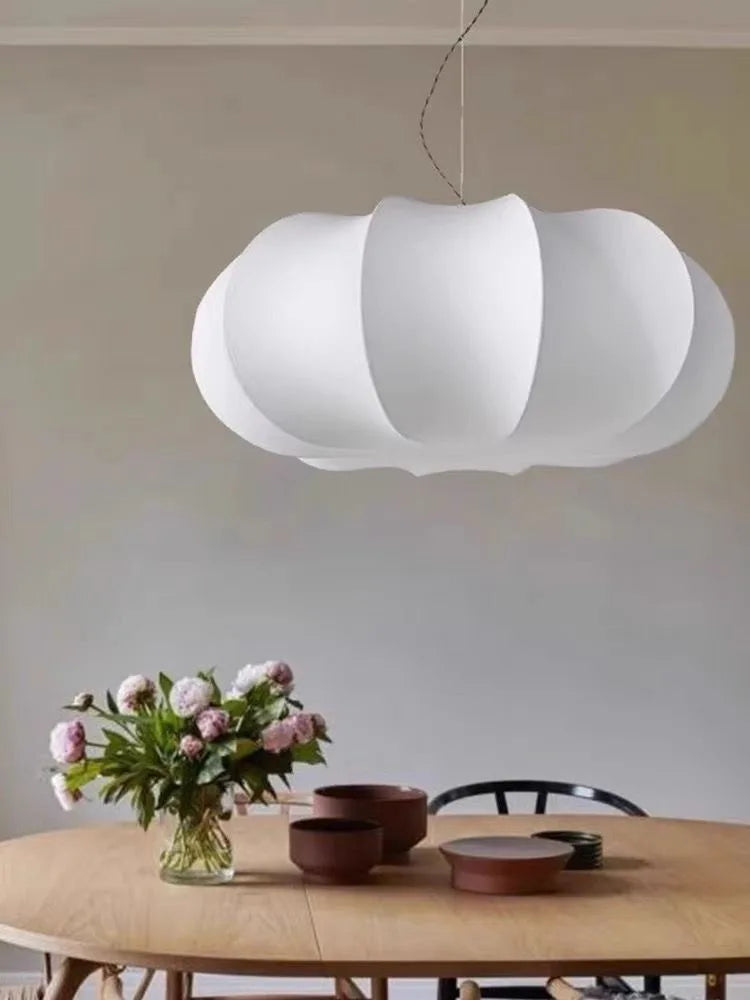 Japanese Style Wabi-sabi Style Silk Chandelier Lights