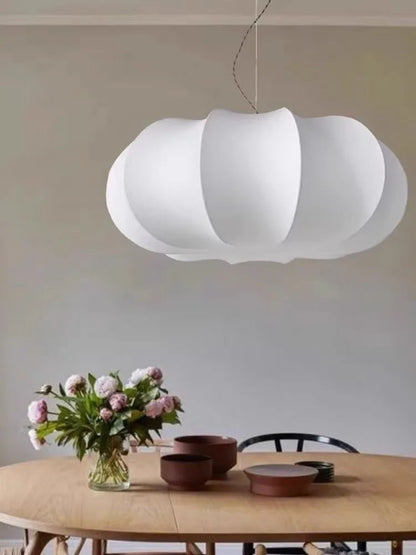 Japanese Style Wabi-sabi Style Silk Chandelier Lights