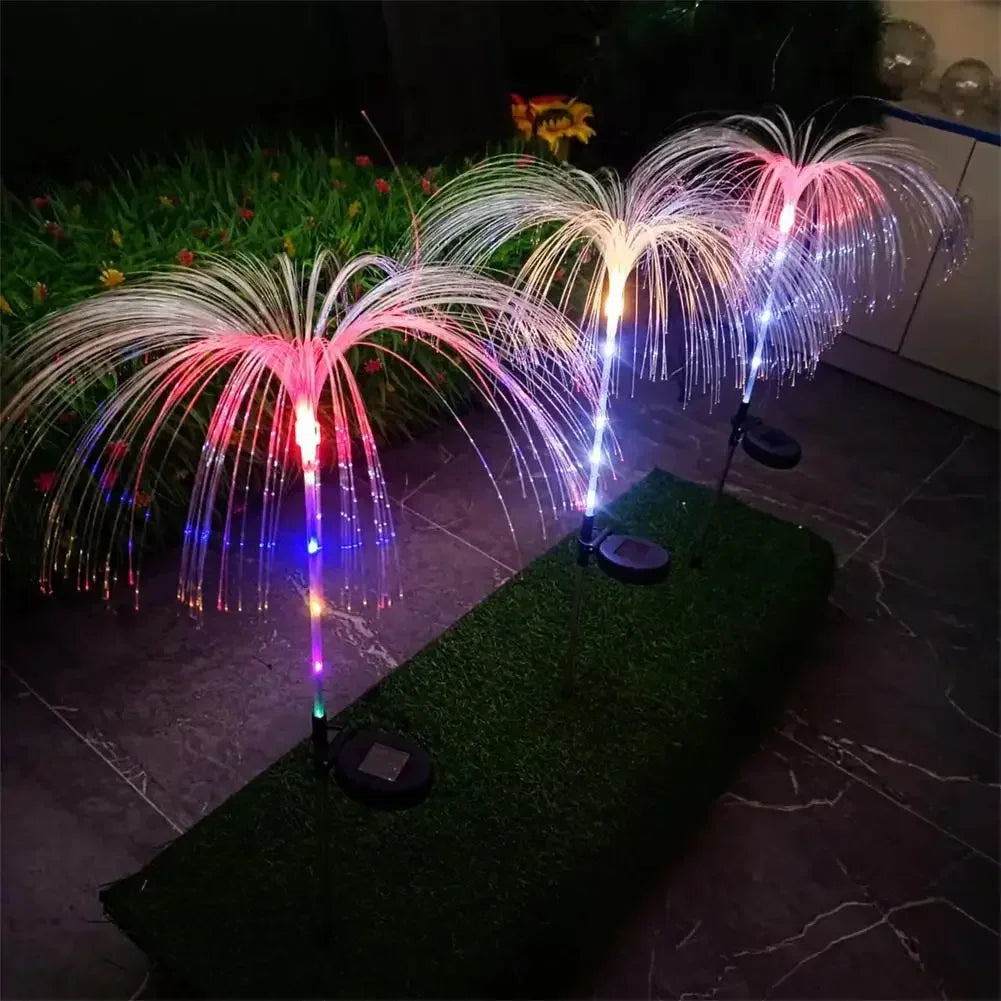 LED Solar Jellyfish Garden Lights Outdoor Waterproof Christmas Ornaments