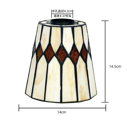 Vintage Stained Glass Lampshade for Pendant Lights