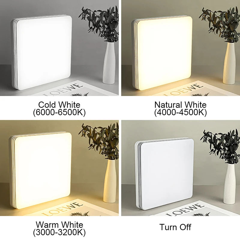 18W-48W LED Ceiling Light 15-30CM Square Ceiling Panel Light