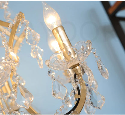 Luxury Crystal Floor Lamp Living Room Bedroom Bedside Lamp