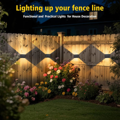 Outdoor Solar Lamp Solar Wall Light Fence Wall