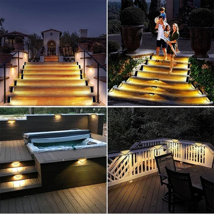 Solar Deck Lights Fence Lights Outdoor Step Lights
