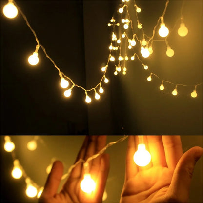 Cherry Balls LED Fairy String Lights Garland Decoration