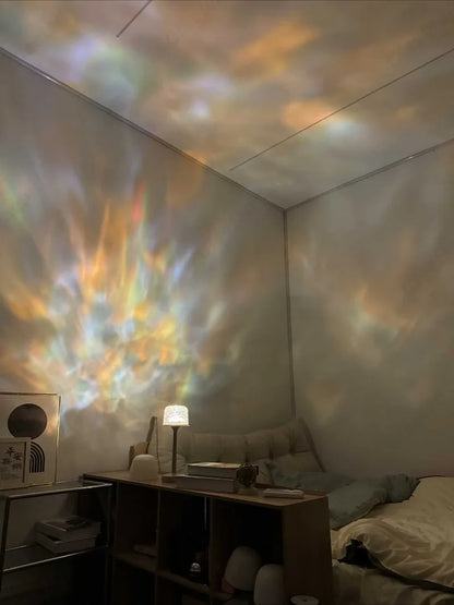 LED High Footed Water Ripple Atmosphere Desk Lamp